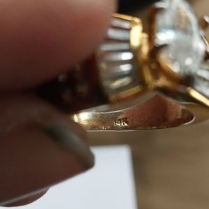 14kt yellow gold 2.5 carat ring